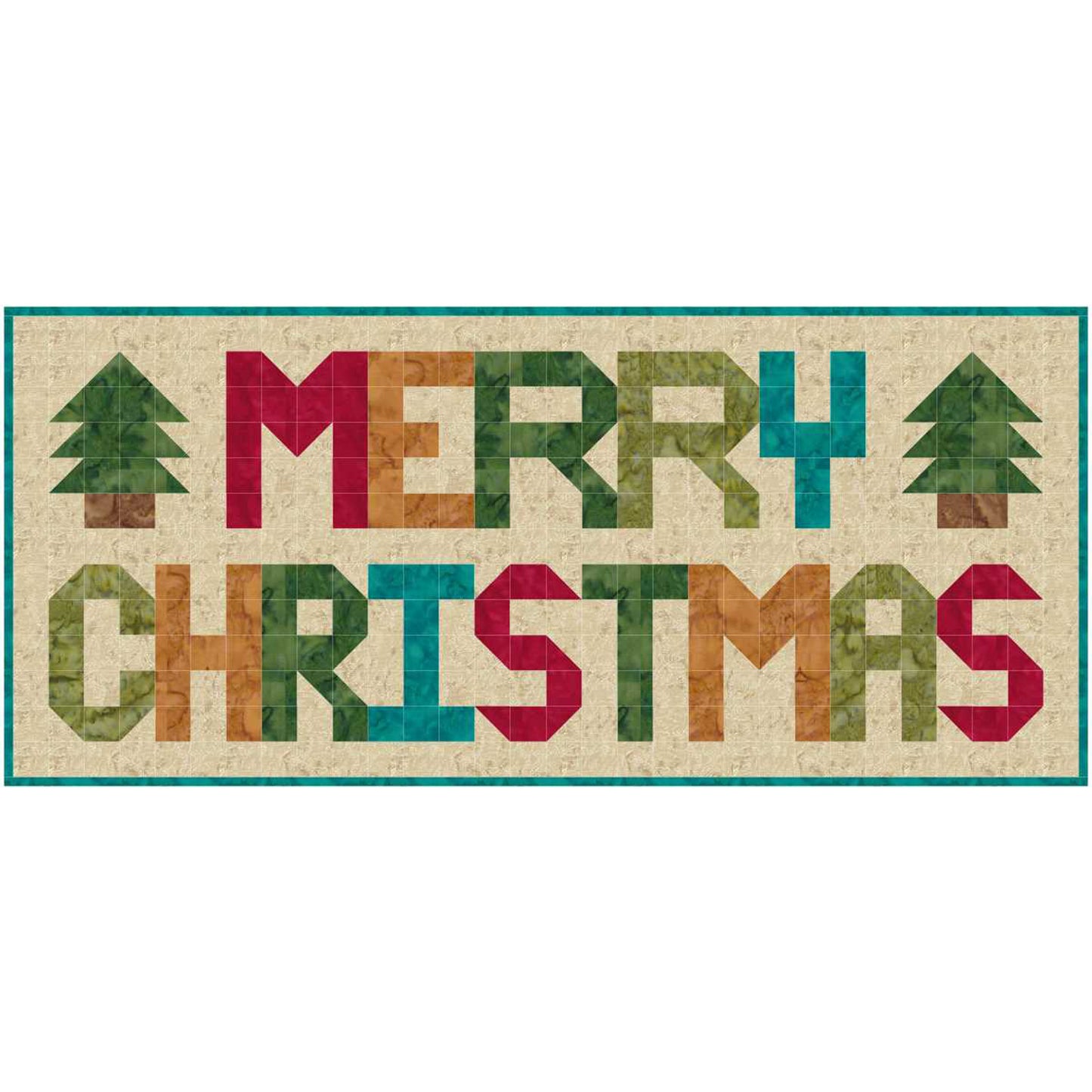Merry Christmas/Happy New Year Wall Hanging SP-203e - Downloadable Pattern