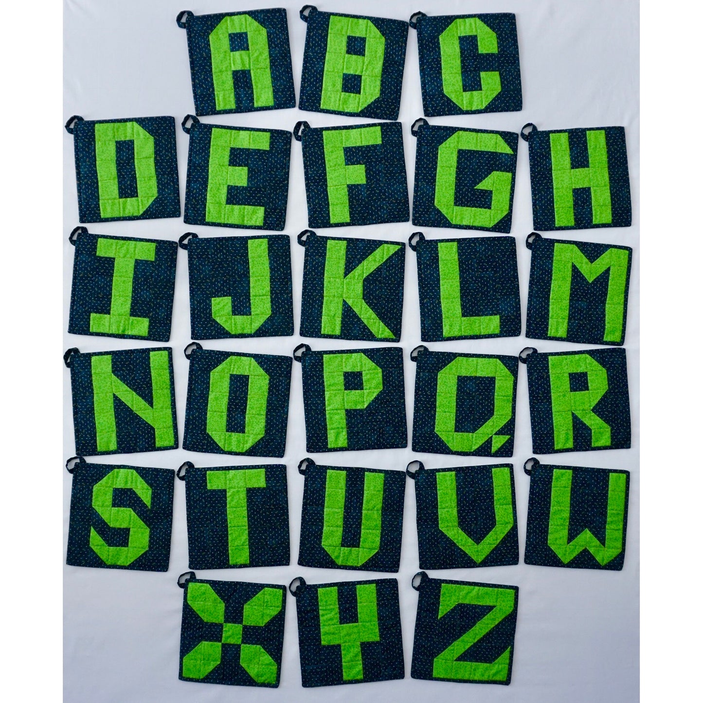 Monogram Potholders Pattern SP-220 - Paper Pattern