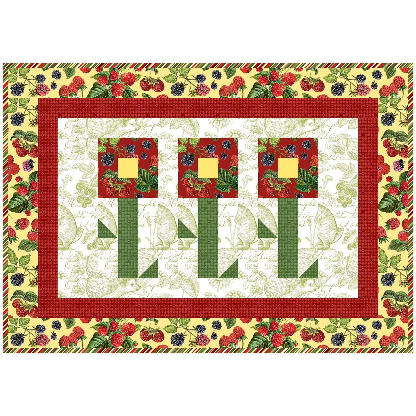 Picnic Time Quilt and Placemats Pattern SP-225 - Paper Pattern