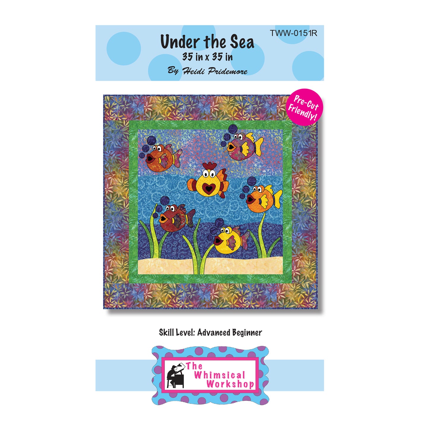 Cover image of pattern for Under the Sea Quilt.