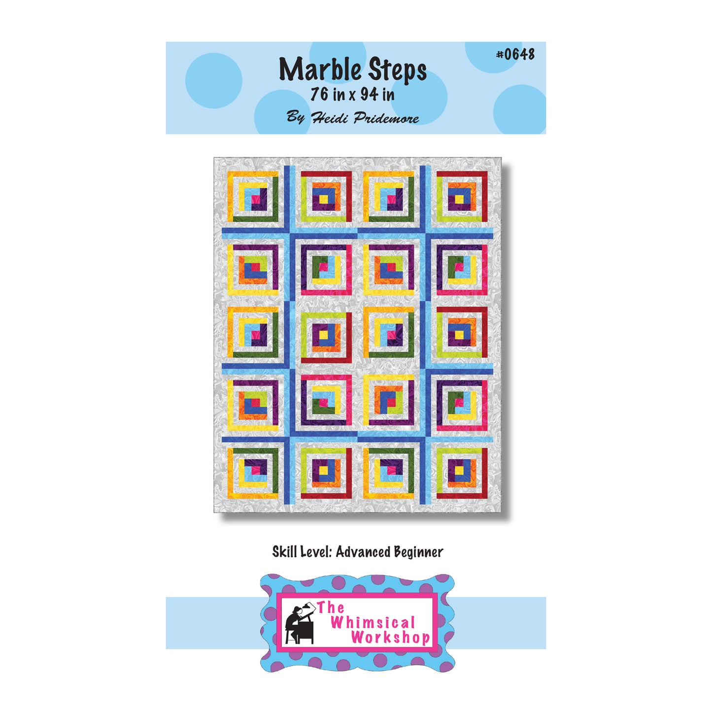Marble Steps Quilt Pattern TWW-0648 - Paper Pattern