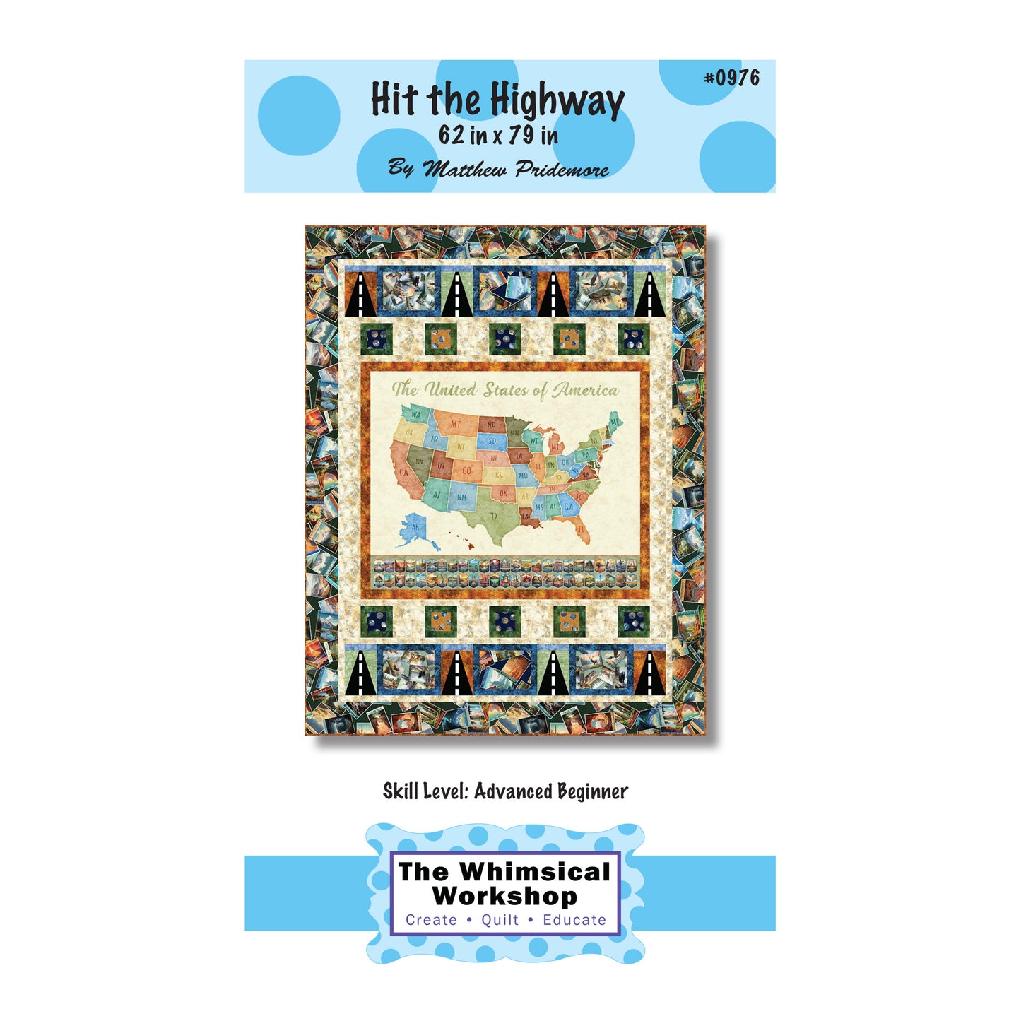 Hit the Highway Quilt Pattern TWW-0976w - Wholesale Product