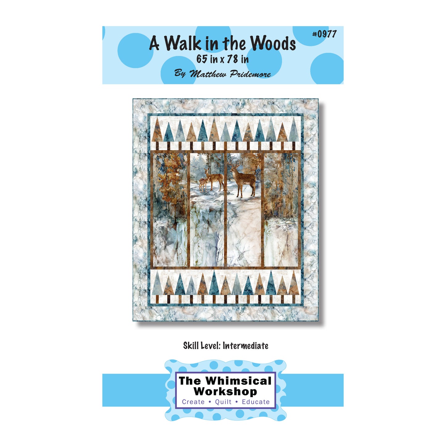 A Walk in the Woods Quilt TWW-0977 - Paper Pattern