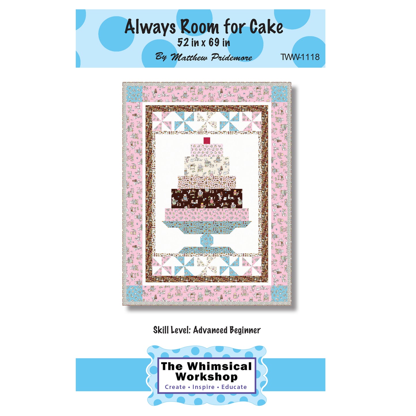 Cover image of pattern for Always Room for Cake quilt.