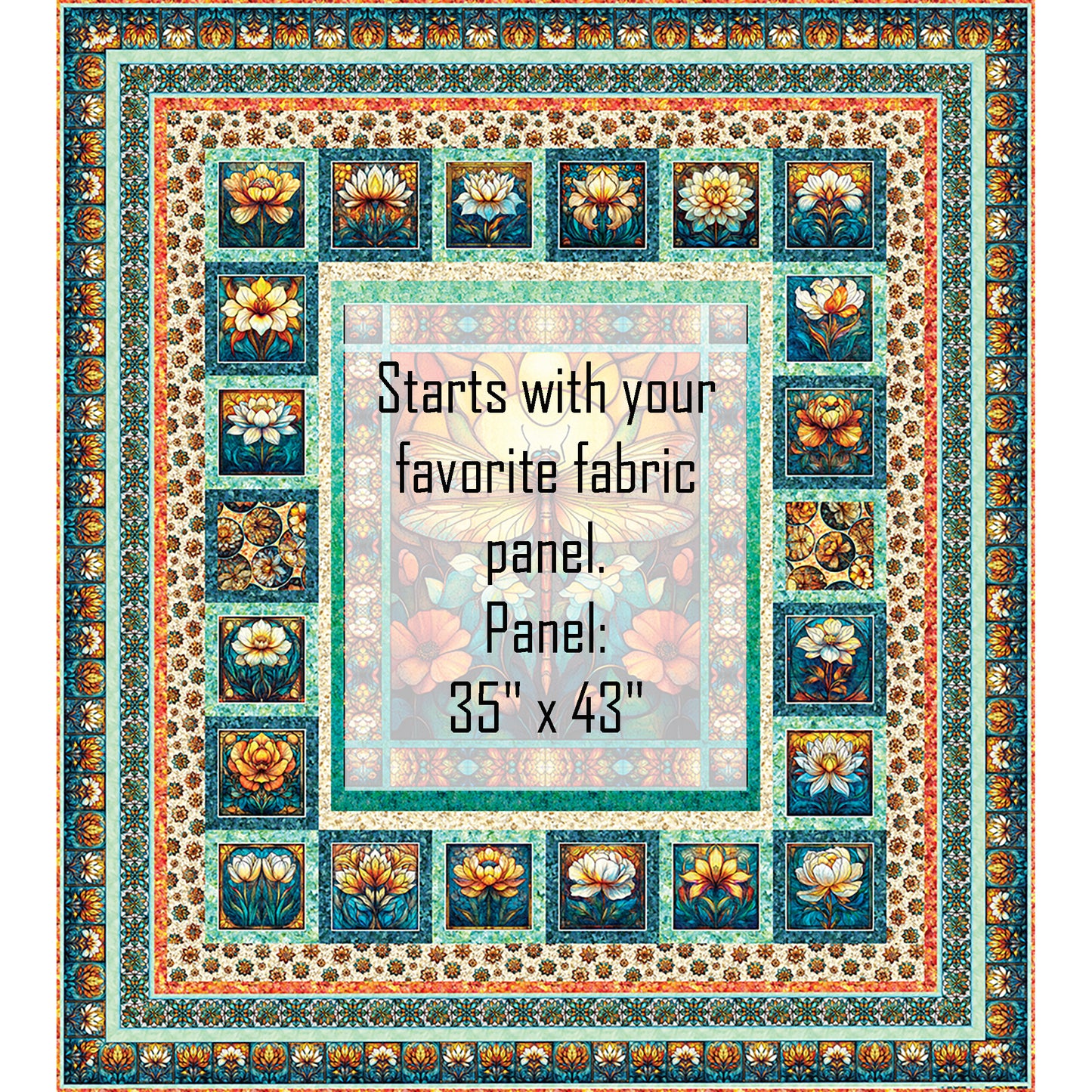 Magic at Dusk Quilt Pattern TWW-1132w - Wholesale Product