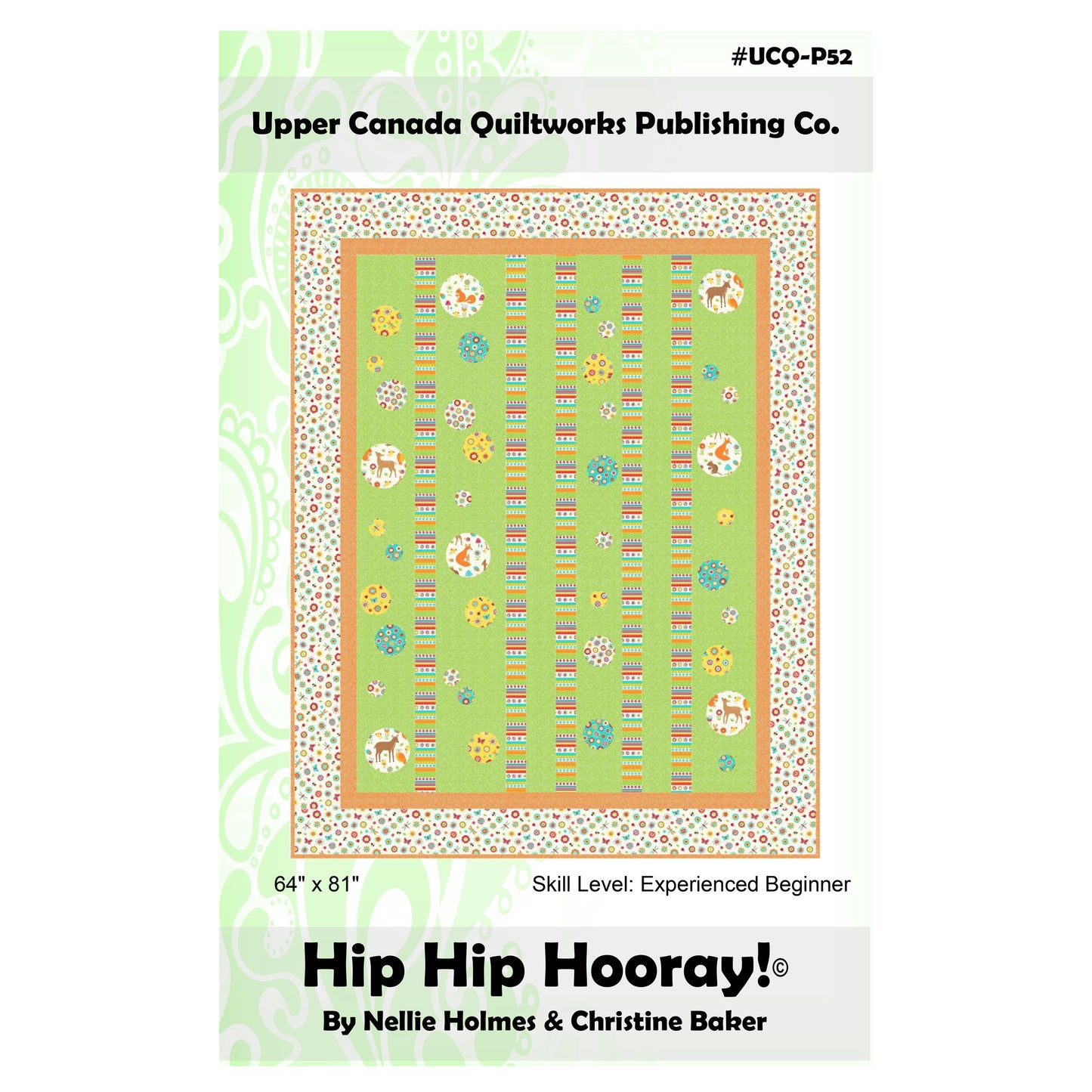 Hip Hip Hooray Quilt Pattern UCQ-P52 - Paper Pattern
