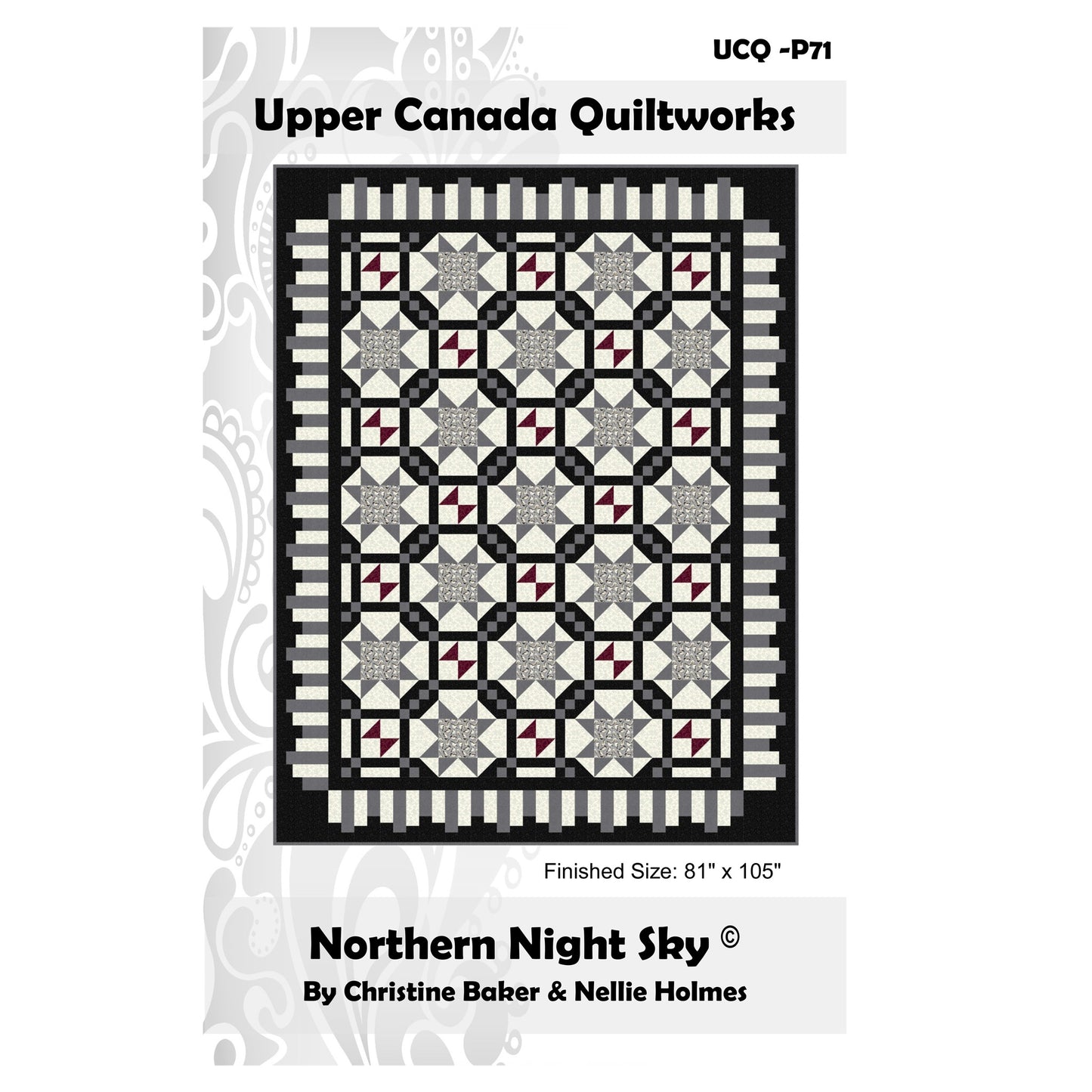 Northern Night Sky Quilt Pattern UCQ-P71 - Paper Pattern