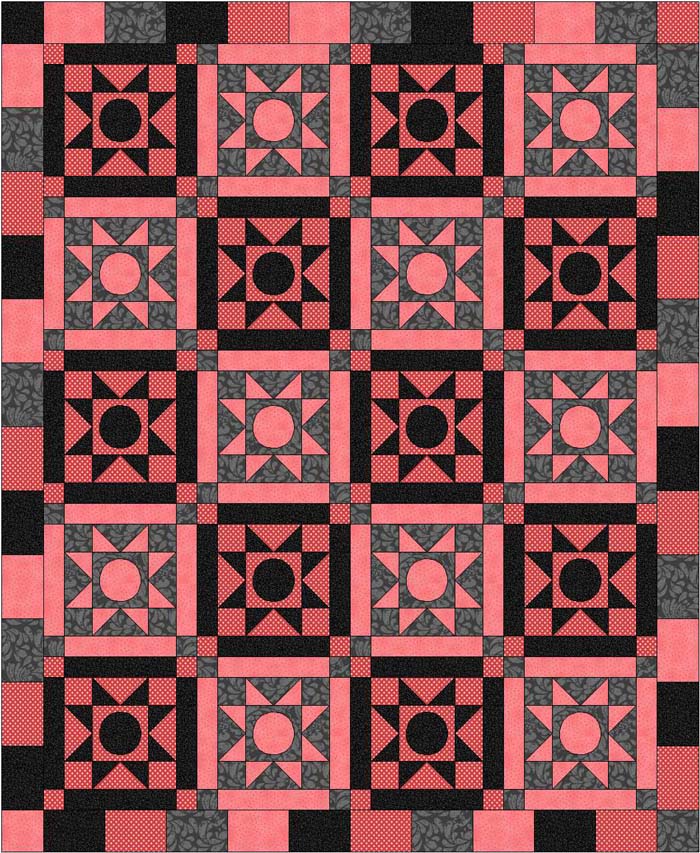 Night Sky Quilt Pattern BL2-118w - Wholesale Product