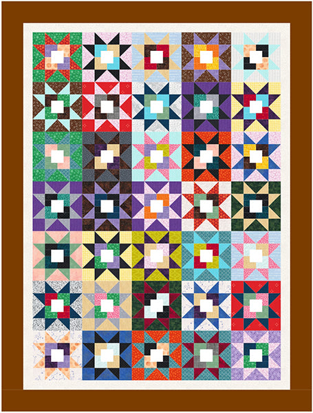 Fruit Cake Quilt BL2-221e - Downloadable Pattern