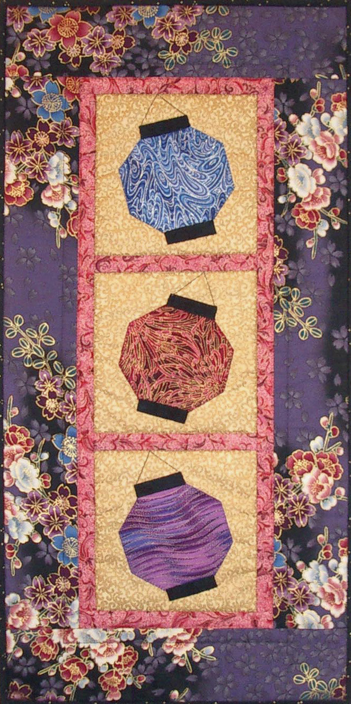 Swaying Lanterns Wall Hanging Pattern CJC-4258w - Wholesale Product
