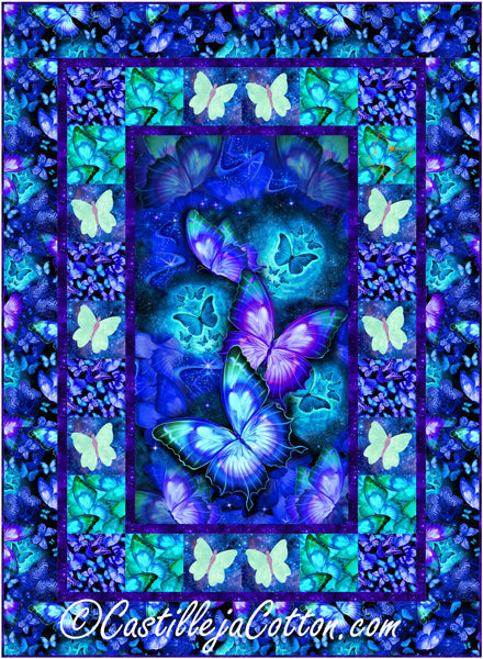 Butterfly Neon Quilt Pattern CJC-51704w - Wholesale Product