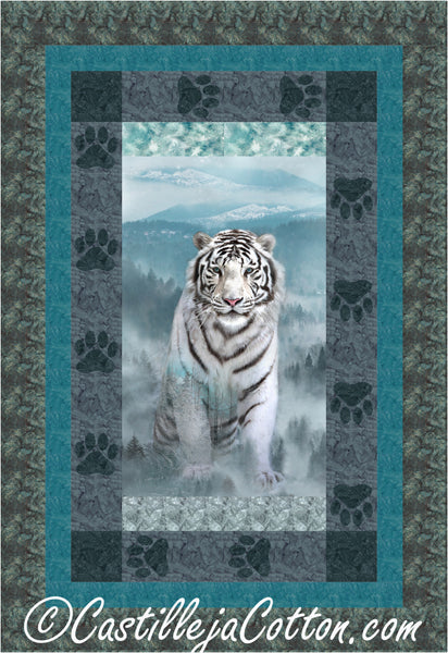 White Tiger Quilt Pattern CJC-52611w - Wholesale Product