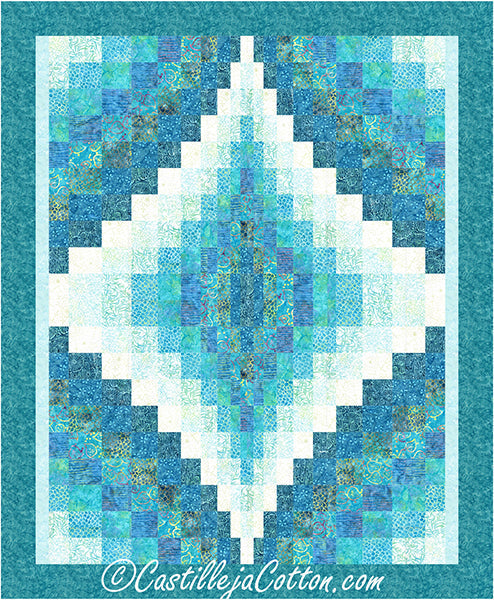 Double Bargello Jewel Splash Quilt Pattern CJC-54026w - Wholesale Product