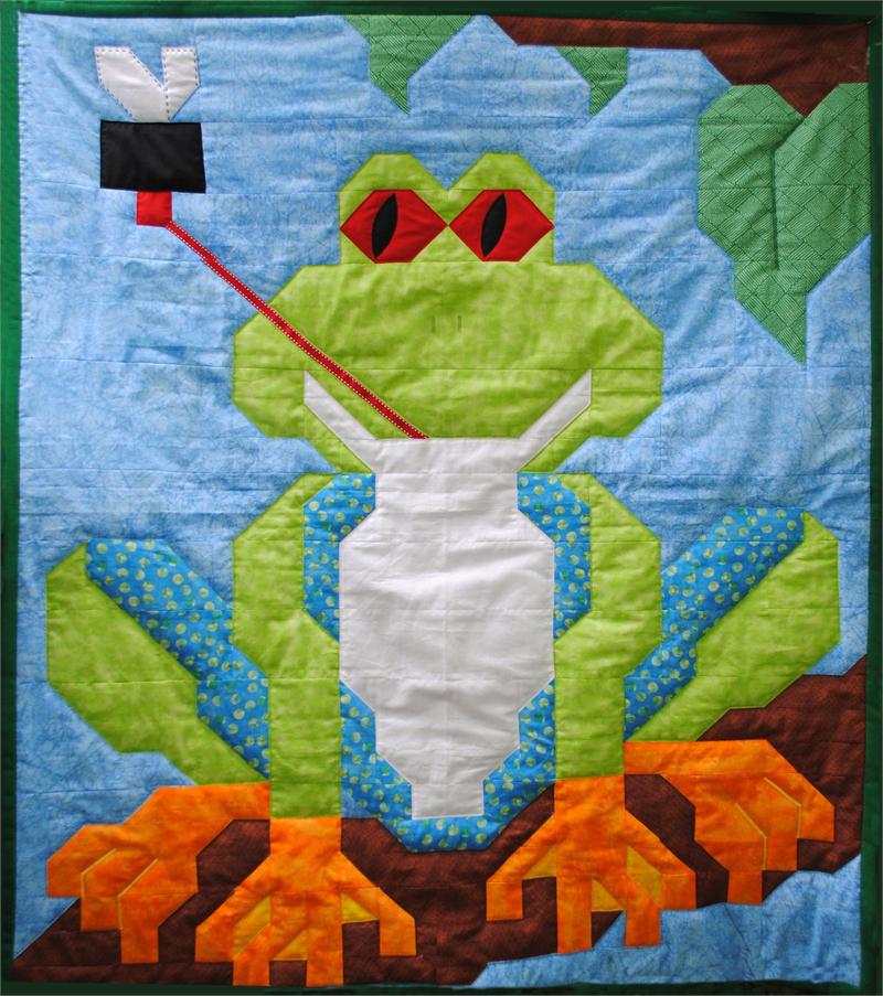Tree Frog Quilt Pattern CQ-031w - Wholesale Product