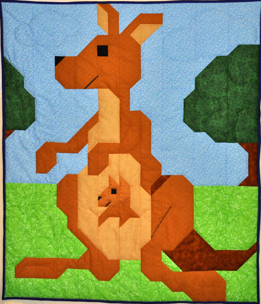 Kangaroo Quilt Pattern CQ-077w - Wholesale Product