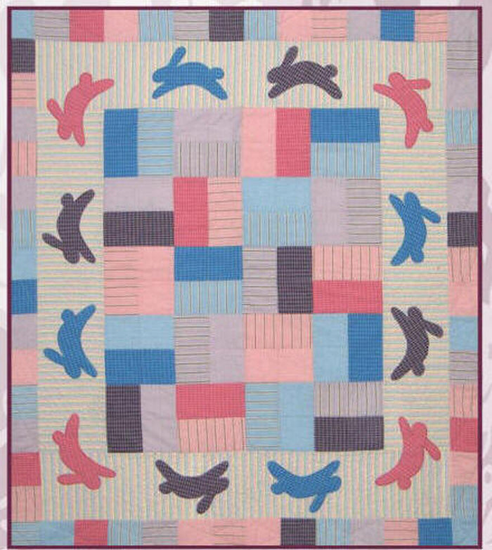 Bunny Chase Quilt Pattern FRD-1112w - Wholesale Product