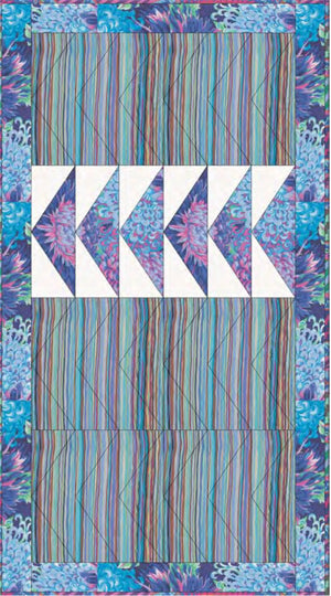 Flying Geese Chenille Rug Pattern HHQ-7424w - Wholesale Product