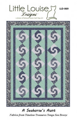A Seahorse's Aunt Quilt Pattern LLD-069w - Wholesale Product