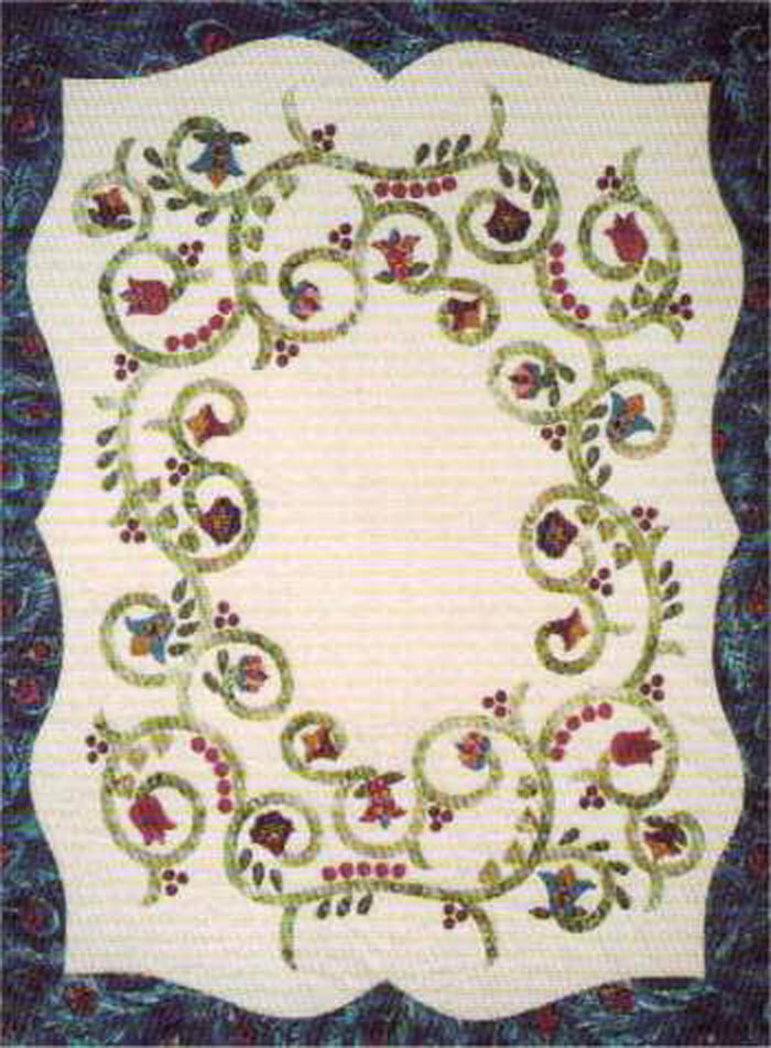 Jacobean Spring Quilt Pattern LSC-0205w - Wholesale Product