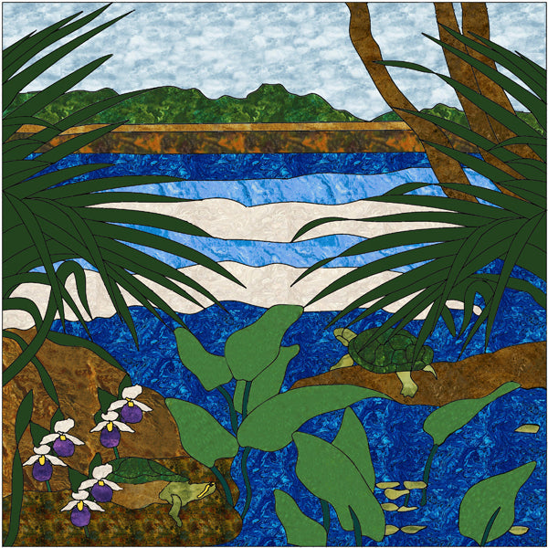 Minnesota Inlet Applique Pattern PES-111Nw - Wholesale Product