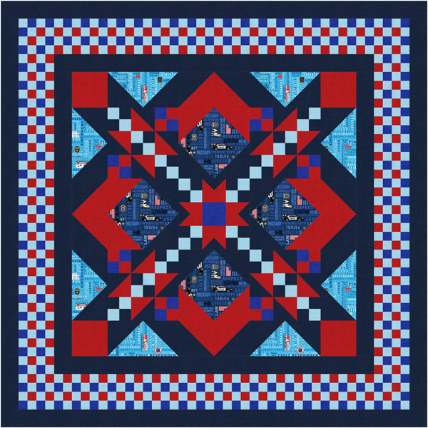 All-American Heroes Quilt TTQ-114e - Downloadable Pattern