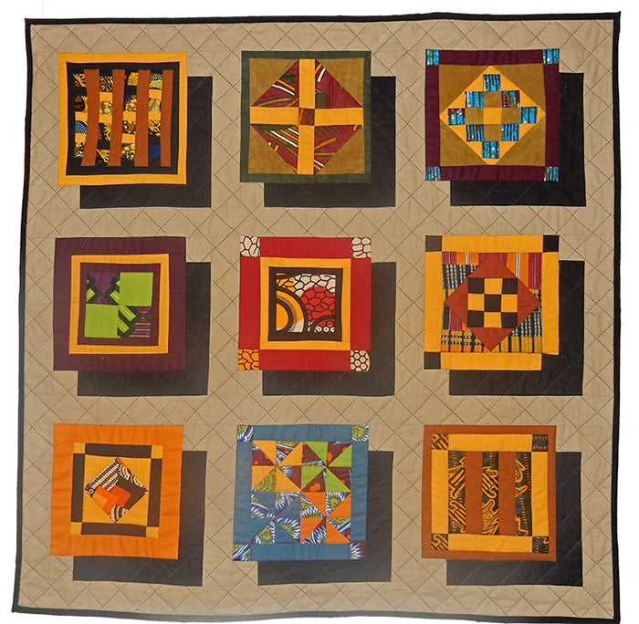 Floating Amish Quilt AA-06e - Downloadable Pattern