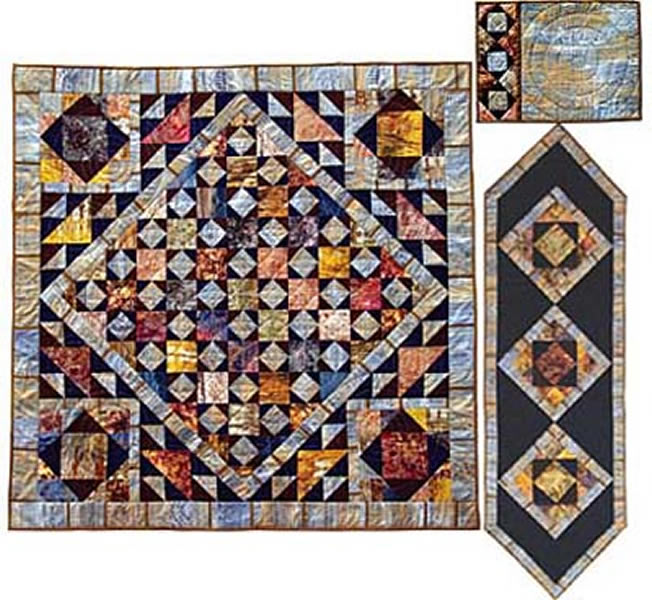 Italian Tiles Quilt AA-11e - Downloadable Pattern