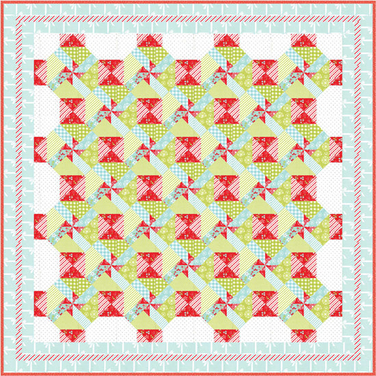 Merriment Quilt Pattern AEQ-76 - Paper Pattern