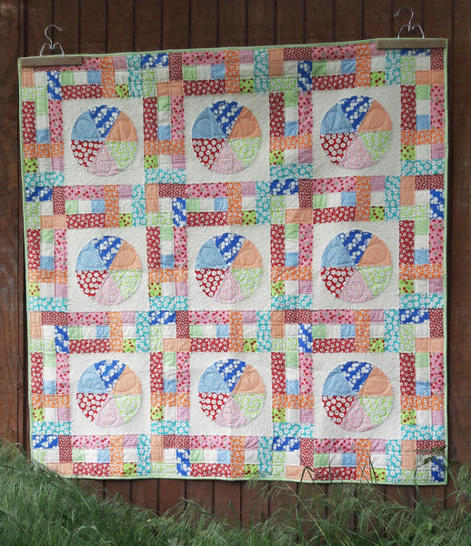 Cherry Pie Quilt AEQ-78e - Downloadable Pattern