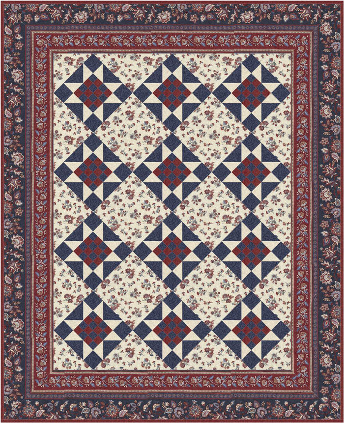 Americana Beauty Quilt Pattern AV-154 - Paper Pattern