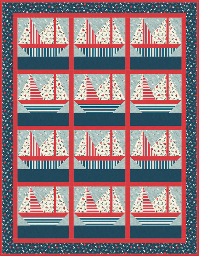 Ahoy! Mate Quilt Pattern AV-157 - Paper Pattern