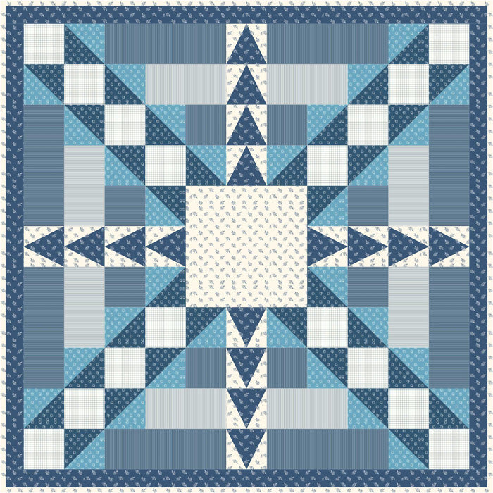 Blue as the Moon Quilt Pattern AV-171 - Paper Pattern