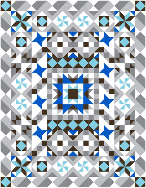 Rising Star Quilt BL2-204e - Downloadable Pattern