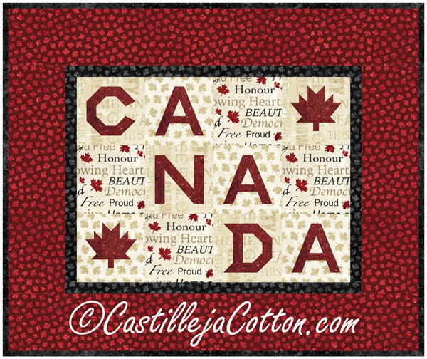 Ca_na_da Quilt CJC-218313e - Downloadable Pattern