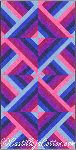 Six Pack Chevron Quilt CJC-44596e - Downloadable Pattern