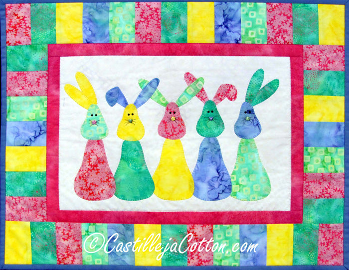 Bunny Parade Quilt CJC-4540e - Downloadable Pattern