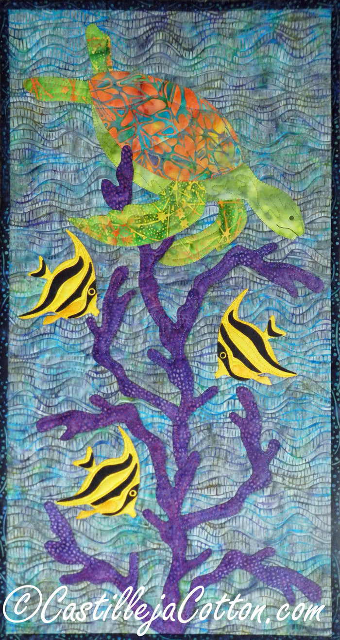 Lunch Time in the Coral Quilt Pattern CJC-4627 - Paper Pattern