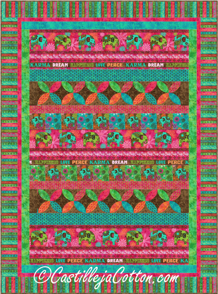 Karma Spirit Quilt CJC-48181e - Downloadable Pattern