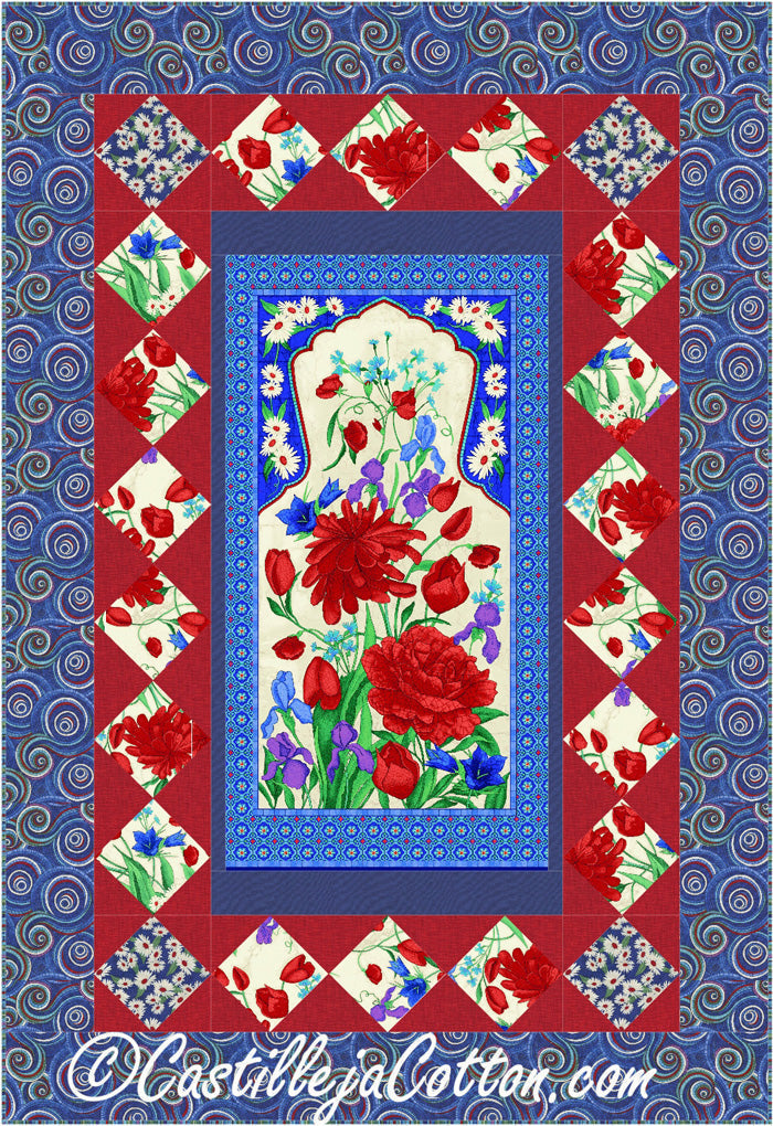 Tiled Garden quilt kit offers