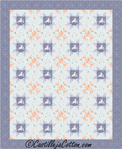 Starry Churn Dash Quilt Pattern CJC-5026 - Paper Pattern
