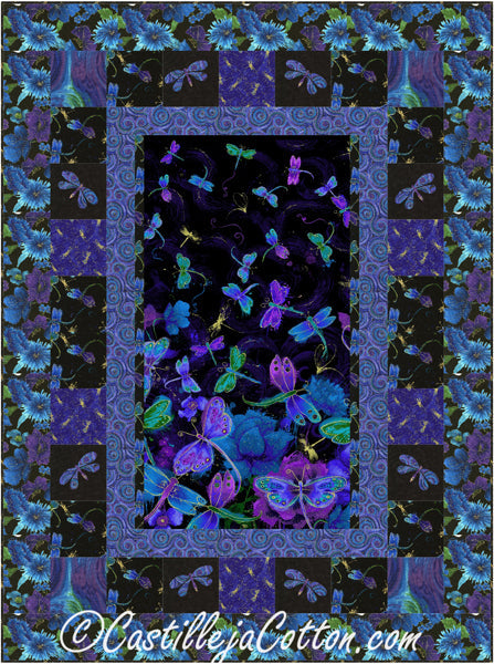 Dragonflies by Night Quilt Pattern CJC-51351 - Paper Pattern