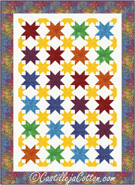 Starry Stars Quilt CJC-51481e - Downloadable Pattern