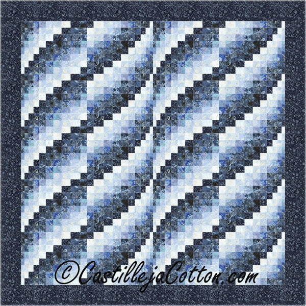 Flowing Waves Quilt CJC-51641e - Downloadable Pattern