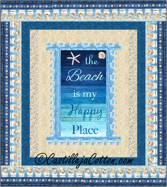 Seashell Beach Queen Quilt CJC-52322e - Downloadable Pattern