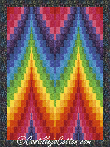 Double Peaks Quilt Pattern CJC-52801 - Paper Pattern