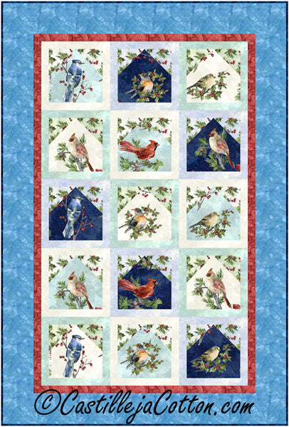 Winter Birds Quilt CJC-54031e - Downloadable Pattern
