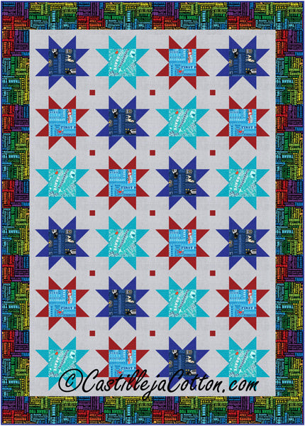 Stars for Heroes Quilt CJC-54671e - Downloadable Pattern