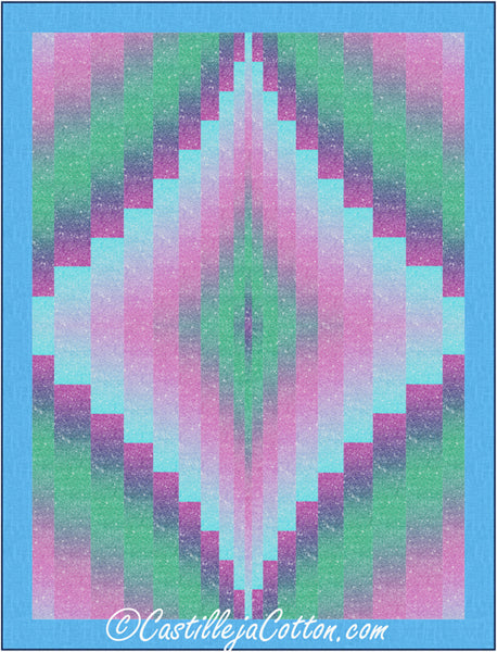 Ombre Jewel Quilt CJC-54782e - Downloadable Pattern