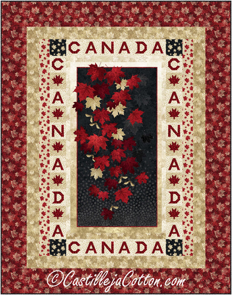 Oh Canada Leaves Two Quilt Pattern CJC-55902 - Paper Pattern