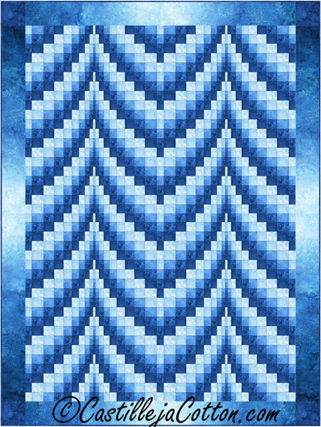 Bargello Ripple Quilt CJC-57081e - Downloadable Pattern